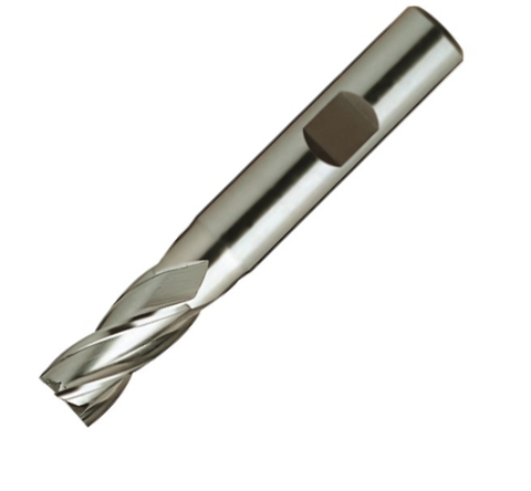 Europa Tools HSS-E End Mill - Uncoated Multi Flute - Short Length - 9mm