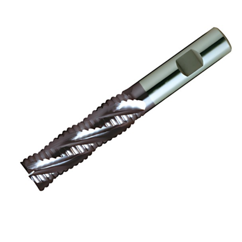 Europa Tools HSS-E Roughing End Mill -TiAlN Coated Multi Flute - Long Length -12mm