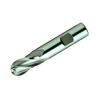 Europa Tools HSS-E End Mill - Uncoated 2 Flute Short Length Ball Nose - 10mm