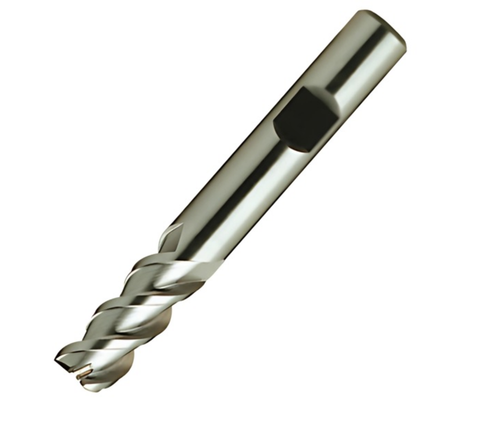 Europa Tools HSS-E End Mill - Uncoated Multi Flute - Long Length High Helix - 2mm