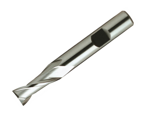 Europa Tools Slot Drill - HSS-E 8% Cobalt - 2 Flute Long Series Uncoated - 12mm