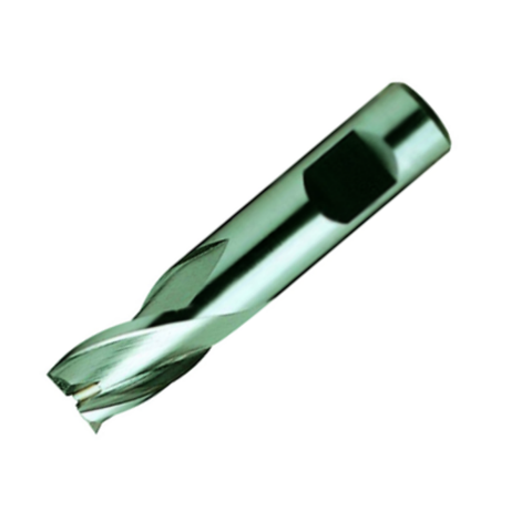 Europa Tools HSS-E End Mill - Uncoated 3 Flute With Flatted Shank - Short LengthThrow Away - 1mm