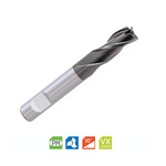 Europa Tools Powder Metal End Mill - 3 Flute Long Length Throwaway PM3 - 5.5mm