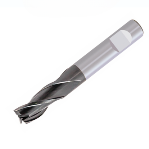 Europa Tools Powder Metal End Mill - 3 Flute Long Length Throwaway PM3 - 5.5mm