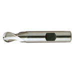 Europa Tools HSS-E End Mill - Uncoated 2 Flute With Flatted Shank - Ball Nose - 9mm