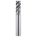 Widin Carbide End Mill For Stainless & Exotics - 4 Flute Double Core - Variable Helix - Chamfered Edge - 10mm