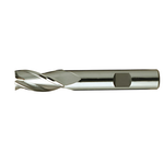 Europa Tools HSS-E End Mill - Uncoated 3 Flute Centre Cutting - Short Length - 8mm