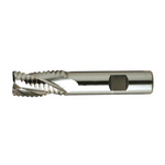 Europa Tools HSS-E Roughing End Mill - Uncoated 3 Flute Short Length - 37° Helix Angle - For Aluminium - 12mm