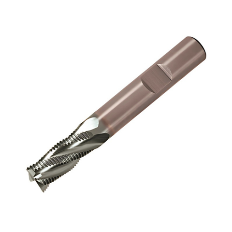 Europa Tools Powder Metal Roughing EndMill - Multi Flute Sabre Rougher - Short Length Fine Pitch - 6mm