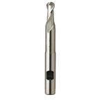 Europa Tools HSS-E End Mill - Uncoated 2 Flute Extra Long Length Ball Nose - 20mm