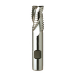 Europa Tools HSS-E Roughing End Mill - Uncoated 3 Flute Short Length - 37° Helix Angle - For Aluminium - 12mm