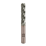 Europa Tools Powder Metal Roughing EndMill - Multi Flute Sabre Rougher - LongLength Fine Pitch - 8mm