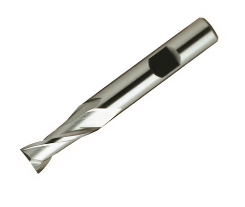 Europa Tools Slot Drill - HSS-E 8% Cobalt - 2 Flute Long Series Uncoated - 2mm