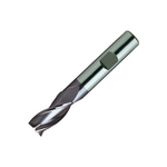 Europa Tools HSS-E End Mill - TiAlN Coated 3 Flute Centre Cutting - Short Length -2.5mm