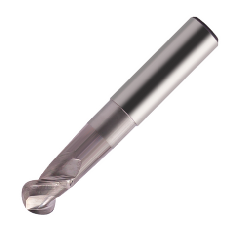 Europa Tools Carbide End Mill 2 Flute - Ball Nose - For Aluminium - ALU XP - 6mm