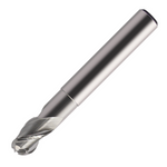 Europa Tools Carbide End Mill 3 Flute - Ball Nose Extended Neck - For Aluminium - ALU XP - 16mm