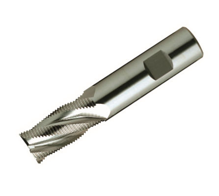 Europa Tools HSS-E Roughing End Mill - Uncoated Multi Flute Fine Pitch - Short Length - 10mm