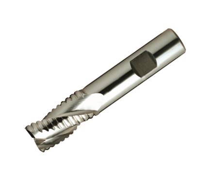 Europa Tools HSS-E Roughing End Mill - Uncoated 3 Flute Short Length - 37° Helix Angle - For Aluminium - 20mm