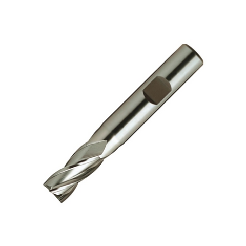 Europa Tools HSS-E Roughing End Mill - Ball Nose Multi Flute - Short Length Die-Sinking Cutter - 8mm