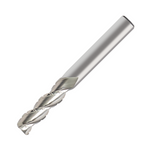 Europa Tools Carbide End Mill 3 Flute - Corner Radius With Chipbreaker For For Aluminium - Long Length Mastermill AL-HPC - 10mm x R0.5