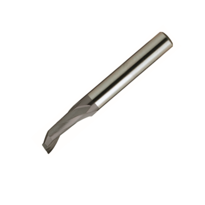 Europa Tools HSS Co5 Aluminium Router - TiAlN Coated Single Flute With Plain Shank- Short Length - 3mm