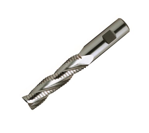 Europa Tools HSS-E Roughing-Finishing EndMill - Uncoated 3 Flute Long Length - 12mm