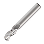 Europa Tools Carbide End Mill 3 Flute - Corner Radius For For Aluminium - Standard Length Mastermill AL-HPC - 8mm x R0.5