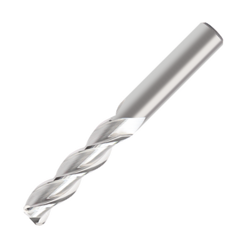 Europa Tools Carbide End Mill 3 Flute - Corner Radius For For Aluminium - Long Length Mastermill AL-HPC - 8mm x R0.5