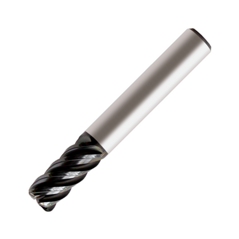 Europa Tools Carbide End Mill 5 Flute Corner Radius - Standard Length - Mastermill VX5 - 16mm x R3