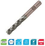 Europa Tools Powder Metal Roughing EndMill - Multi Flute Sabre Rougher - LongLength Fine Pitch - 10mm