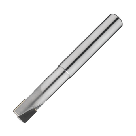 ITC Carbide End Mill Corner Radius 2111 - 2 Flute PCD Tipped With Facet Relief & Radius - Composites - 6mm x R0.3