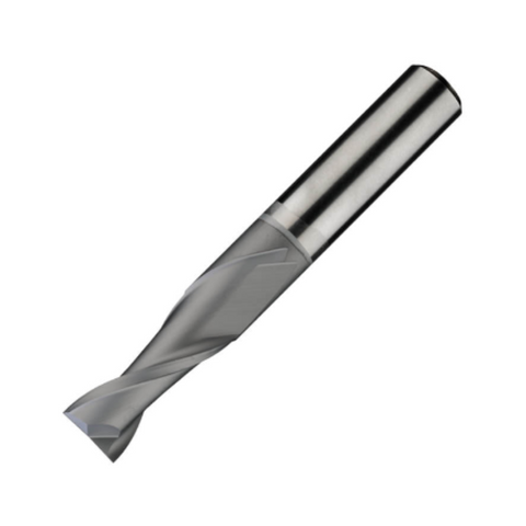 ITC Carbide End Mill Square Edge 2301 - 2 Flute 30° Helix With Facet Relief & Diamond Coating - Composites - 8mm