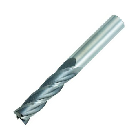 OSG Carbide 4 Flute End Mill Square - Long Length Centre Cutting For General Applications - 3mm