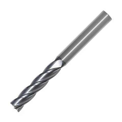 OSG Carbide 4 Flute End Mill Square TiAlN Coated - Extra Long Length Centre Cutting For General Applications - 5mm