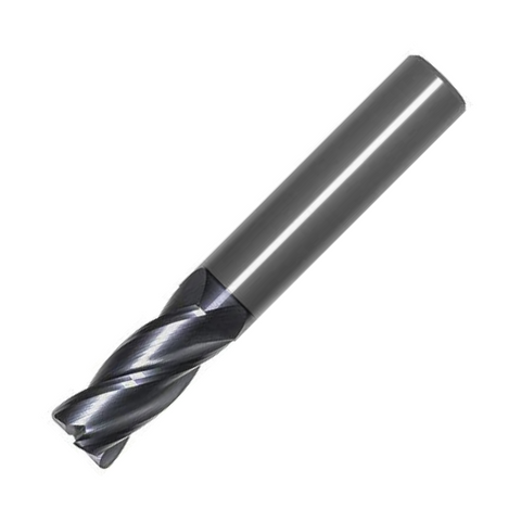 OSG Carbide 4 Flute End Mill Corner Radius TiAlN Coated - Regular Length Centre Cutting For General Applications - 20mm x R1