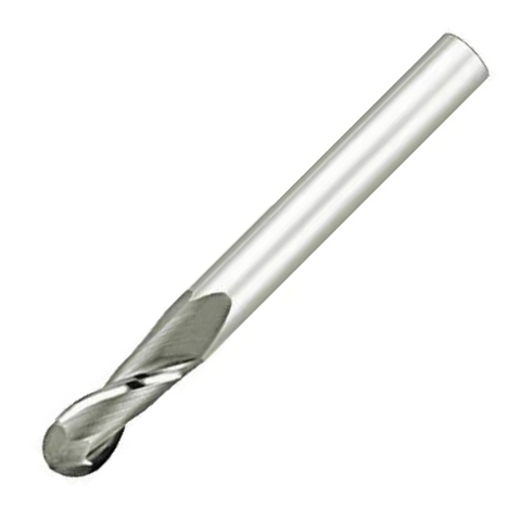 OSG Carbide 2 Flute End Mill Ball Nose - Regular Length Centre Cutting For General Applications - 22mm