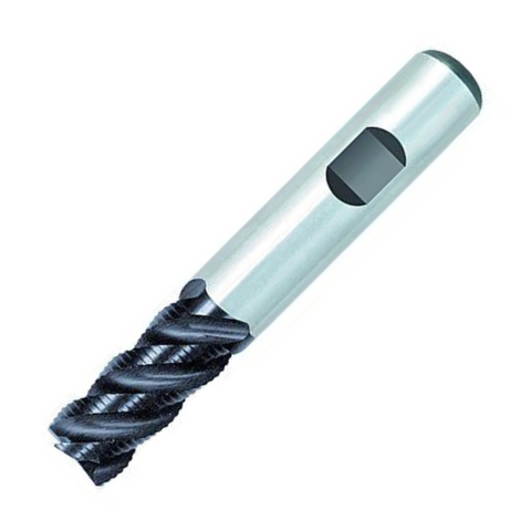 OSG Carbide 4 Flute End Mill Rougher TiAlN Coated - Regular Length For General Applications - 8mm