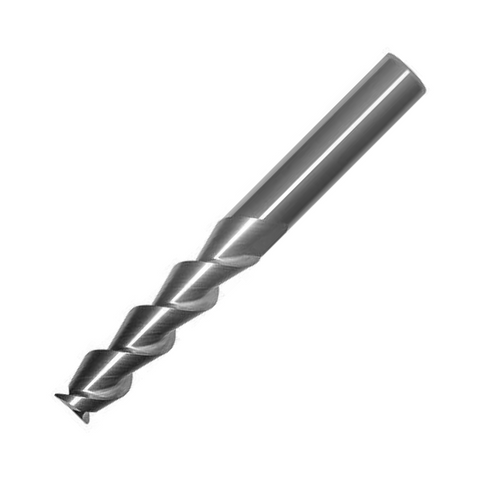 OSG 55° Helix Endmill Corner Radius - Centre Cutting Long Length - 6mm x R1