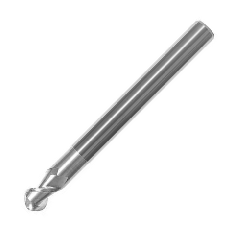 OSG Carbide Centre Cutting End Mill Ball Nose With Neck Long Length - For Aluminium - 4mm