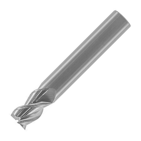 OSG Carbide 3 Flute Centre Cutting Square Edge End Mill Short Length - For Aluminium - 10mm