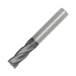 OSG Carbide 4 Flute End Mill Square Edge Diamond Coated - Regular Length For Plastic & Graphite - 3mm