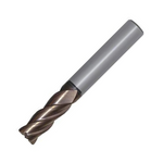 OSG Carbide 4 Flute End Mill Corner Radius TiSlN Coated - For Exotic Materials - 4mm x R0.5