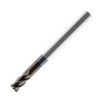 OSG Carbide 4 Flute End Mill Corner Radius TiSlN Coated - Long Length For Exotic Materials - 10mm x R0.5