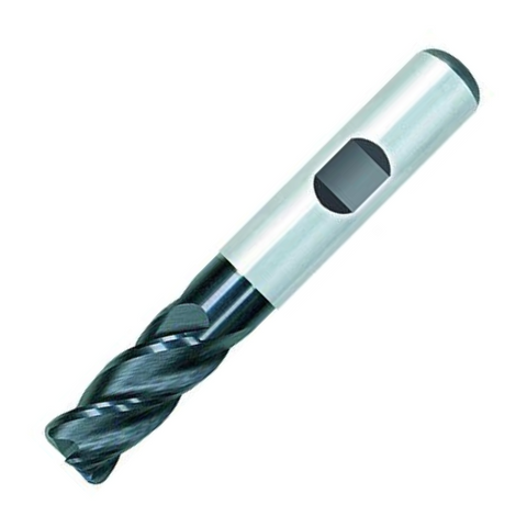 OSG Carbide 4 Flute Variable Lead End Mill Corner Radius TiAlN Coated - Regular Length - For Titanium & General  Applications - 20mm x R0.25