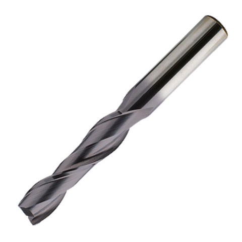 Europa Tools Carbide End Mill 2 Flute TiAlN coated - Square Edge - Long Length - K30 - 4mm