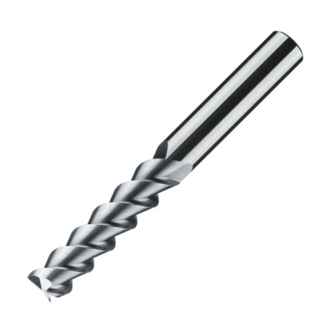 ITC Carbide End Mill Square Edge 3051 - 3 Flute 55° Helix Trace Of Land with Wiper Flats - Non-Ferrous - 14mm