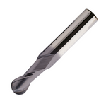 Europa Tools Carbide End Mill 2 Flute TiAlN Coated - Ball Nose - Standard Length - K30 - 1.5mm