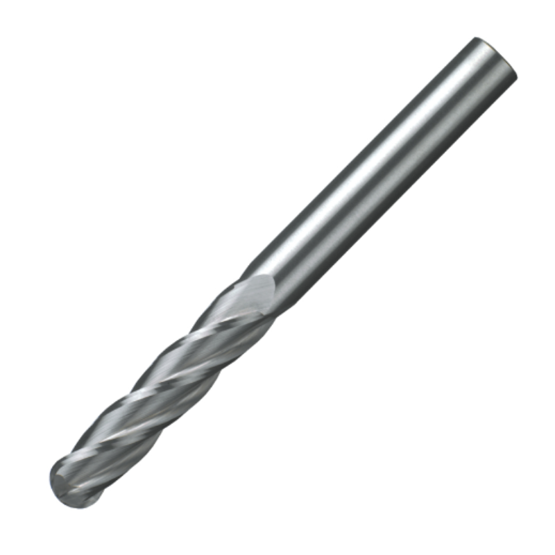 ITC Carbide End Mill Ball Nose 4632 - 4 Flute 30° Helix With Facet Rel ...