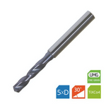 VORTEX Carbide Drill Solid 5xD TiXCo4 Coated  - 5.1mm