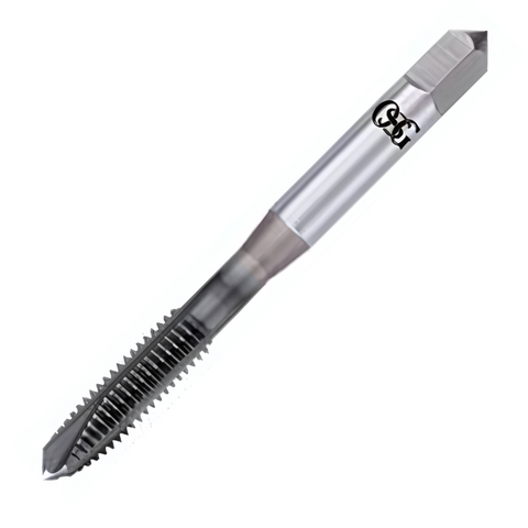 OSG Threading Tap Metric Fine A-Spiral Point - Powder Metal Right Hand -TiCN Coated - Through Holes DIN371 - M8 x 0.75